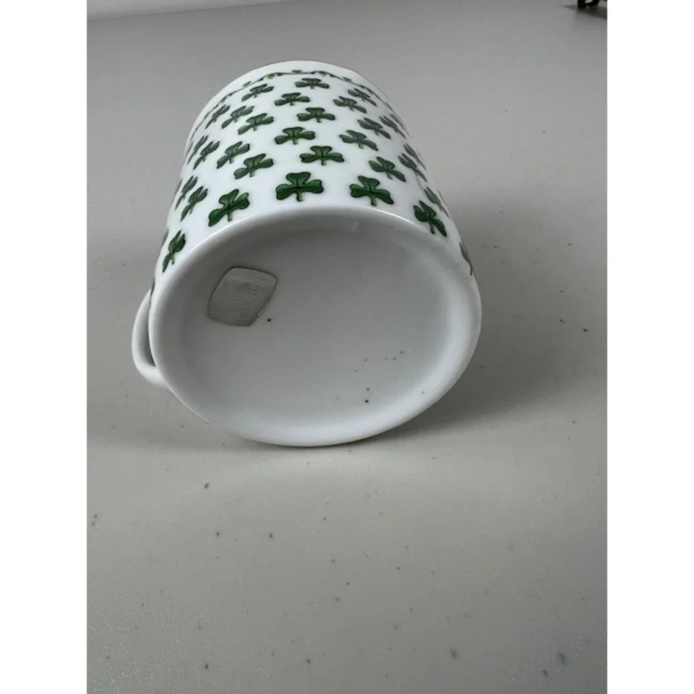 Parma by AAL Shamrock Clover Porcelain Demitasse Cup and Saucer Set Japan A-1163